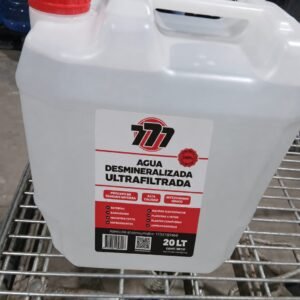 Agua desmineralizada 20 litros