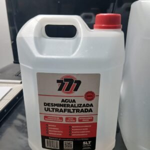 Agua desmineralizada 5 litros